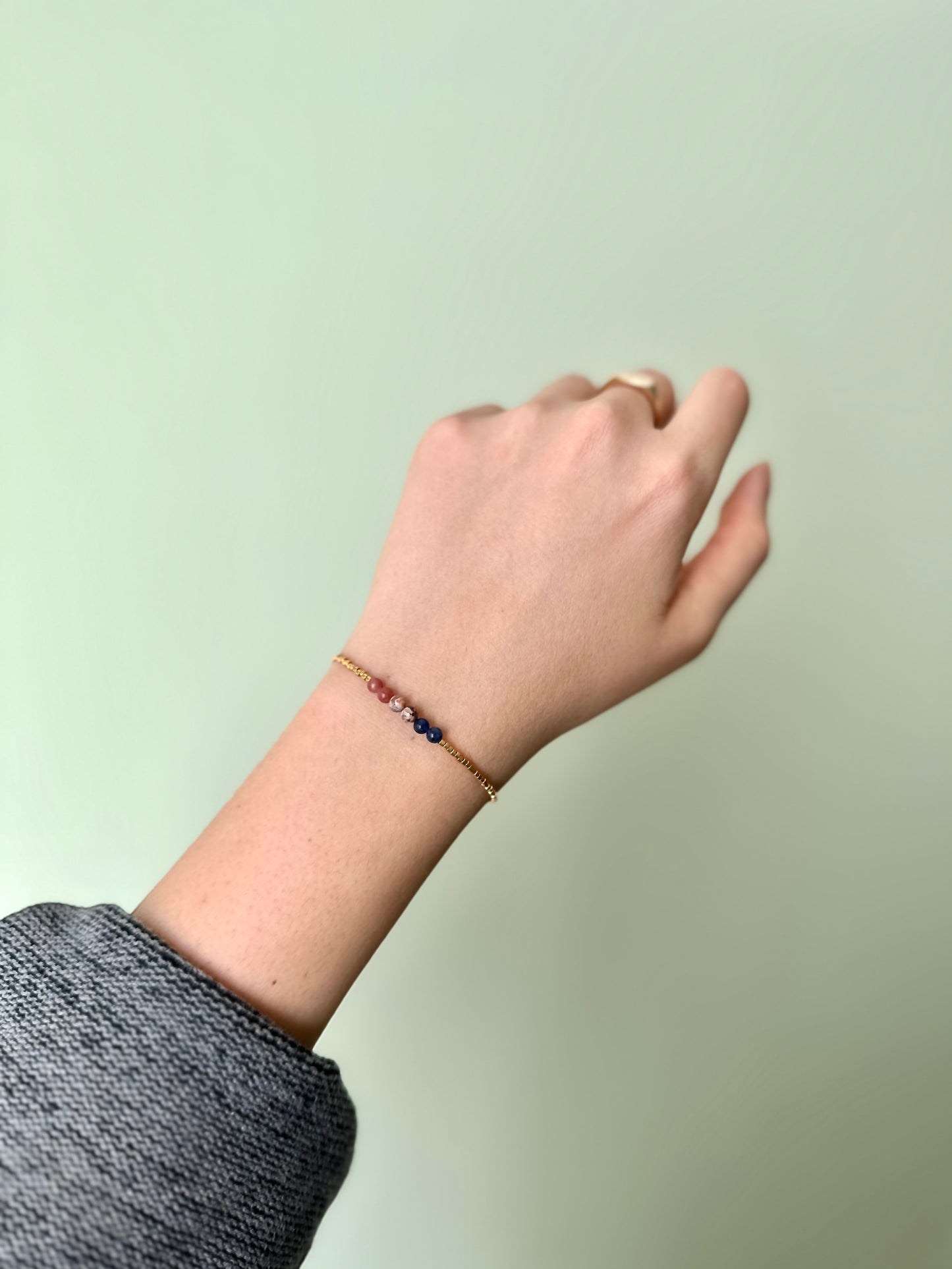 Fire and Ice Bracelet - Inspired by Robert Frost